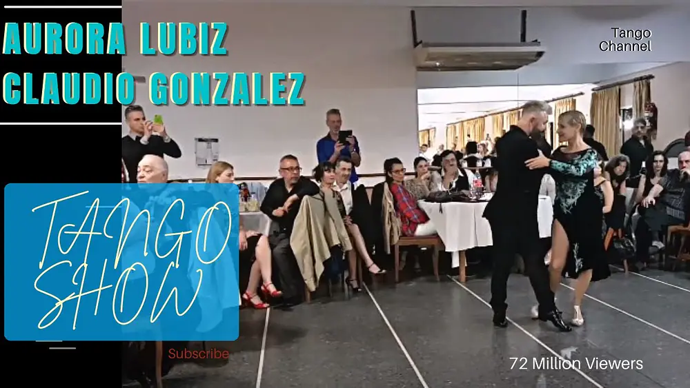 Video thumbnail for Exelente! profesores de tango. Tango show Aurora Lubliz, Claudio Gonzalez