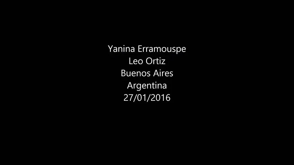 Video thumbnail for Yanina Erramouspe y Leo Ortiz, "Una carta" Troilo Fiorentino.