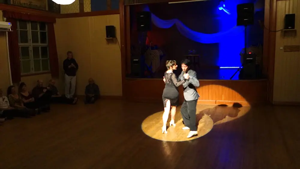 Video thumbnail for Anna Sol & Aldo Velásquez, tango, Hoy simplemente/Caceres, Ås, Sweden, Feb 2015