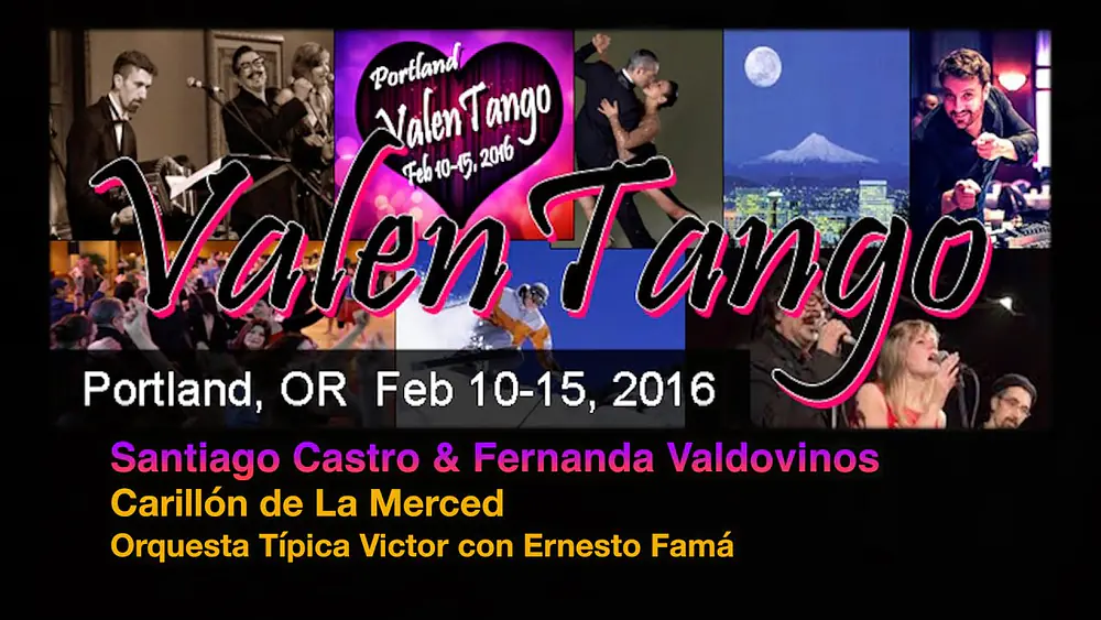 Video thumbnail for Santiago Castro & Fernanda Valdovinos - Carillón de La Merced - ValenTango 2016