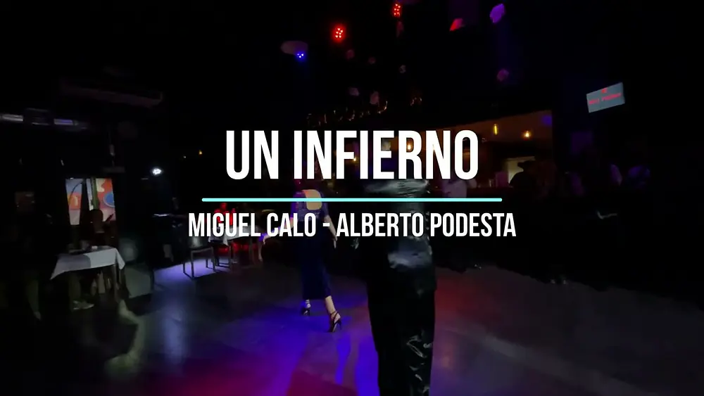 Video thumbnail for Frank Obregon y Majo Garces bailan el Tango Un Infierno en la Parrilla Milonga!!