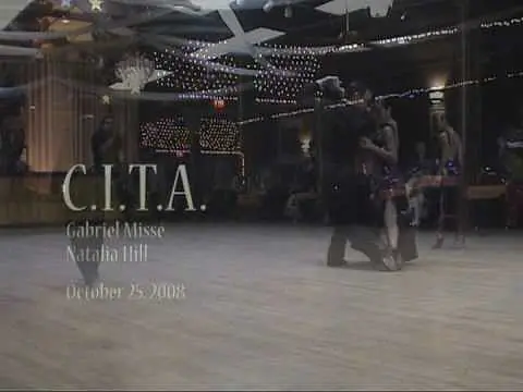 Video thumbnail for Argentine Tango CITA Gabriel Missé & Natalia Hill 10/26/08