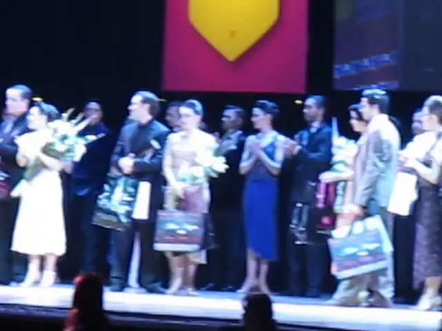 Video thumbnail for Announcement of Winners Mundial de Tango 2015 Stage/ Escenario Ezequiel Jesús Lopez y Camila Alegre