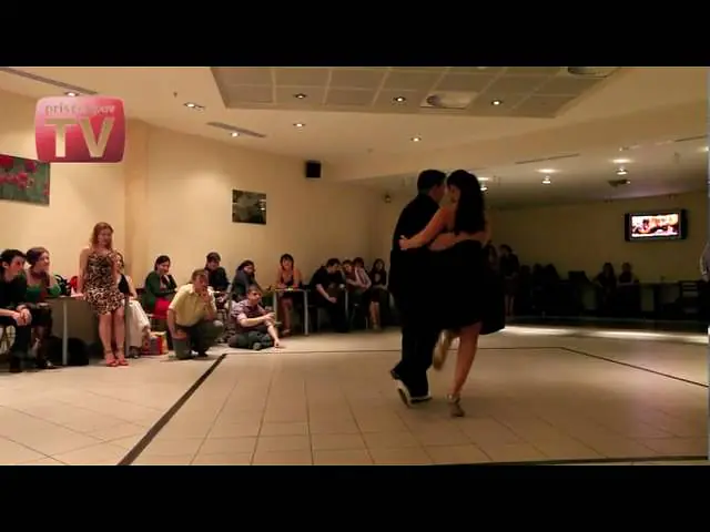 Video thumbnail for Yury Alexeev and Elena Chuvilina, Russia, Moscow, Milonga in rest."Le Cafe", 26.03.2010