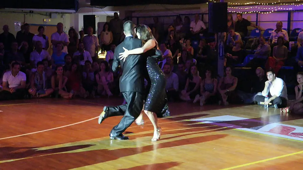 Video thumbnail for Javier Rodriguez & Moira Castellano at A Los Amigos Tango Festival, Rythymno Crete 2019 3