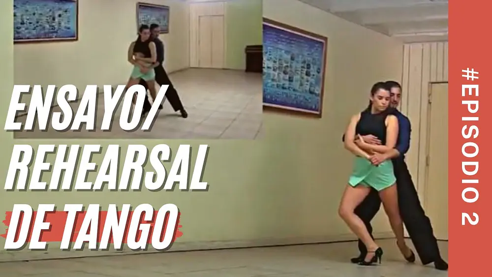 Video thumbnail for Vivir el ensayo de baile de tango por profesionales,  Aluminé Deluchi, Ariel Almirón 2017  Nº2de4