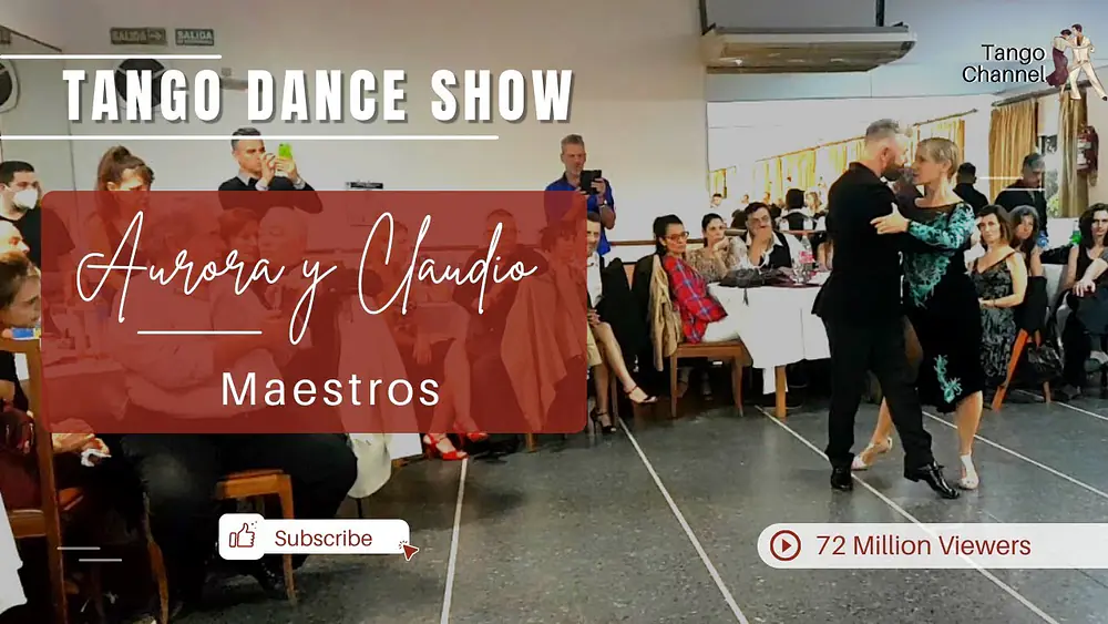 Video thumbnail for Hermosa exhibición de tango Aurora Lubliz, Claudio Gonzales 2022-04-24