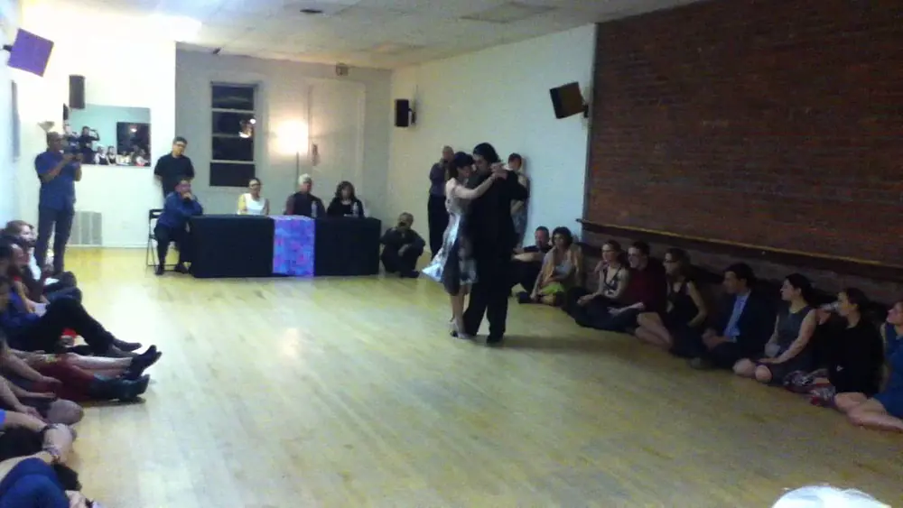Video thumbnail for Donato Juarez and Carolina Del Rivero Tango Performance #1 to Recuerdo in Ann Arbor 11-8-2014