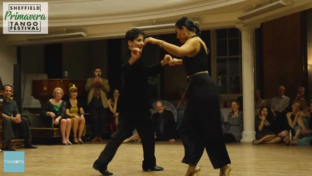Video thumbnail for Ezgi Turmuş & Corina Herrera dance Francisco Lomuto - Que tiempo aquel de ayer [Milonga !!!]