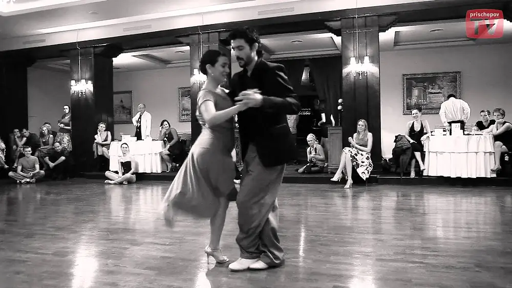 Video thumbnail for Dana Jazmin Frigoli & Adrian Romeo Ferreyra, 4,  «White tango festival 2012», Moscow, Russia
