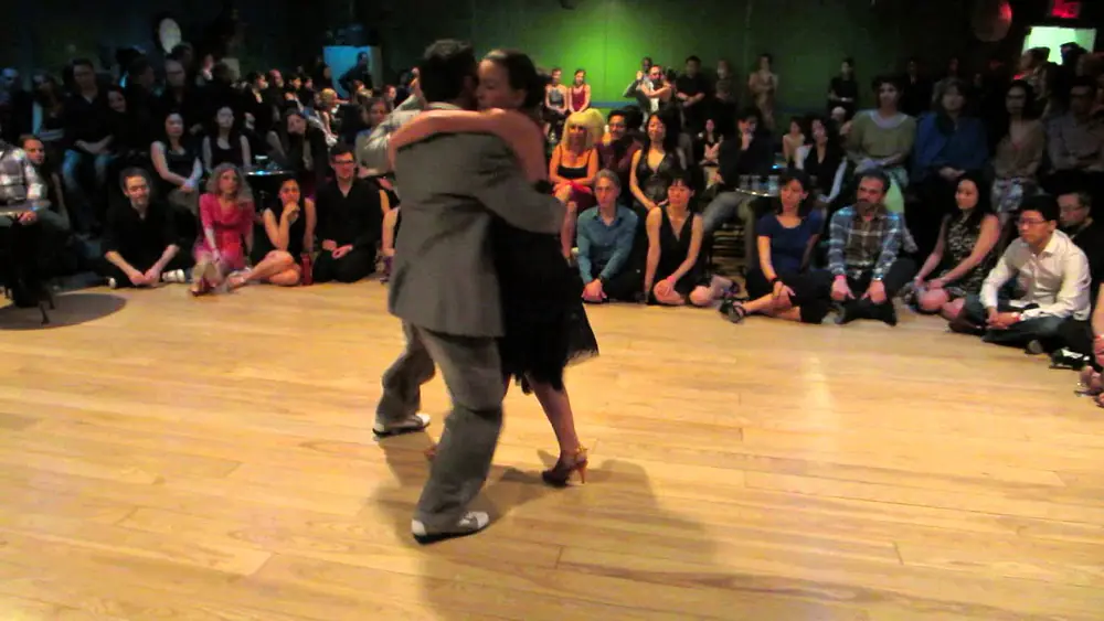 Video thumbnail for Alejandro Larenas & Marisol Morales @ Mala Leche Milonga performance 2 NYC 2014