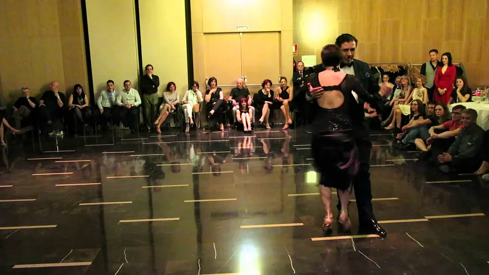 Video thumbnail for Veronica Palacios & Omar Quiroga, 1- tango Zaragoza , EL GARAGE-Abril 2016
