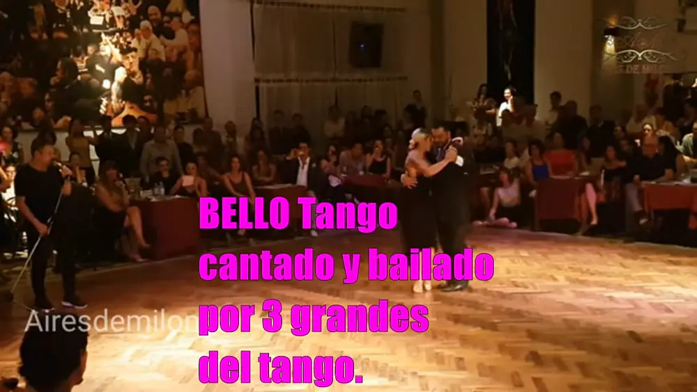 Video thumbnail for Guillermo Fernández canta para Alejandra Martiñan, Leandro Gomez en salón Canning, Parakultural