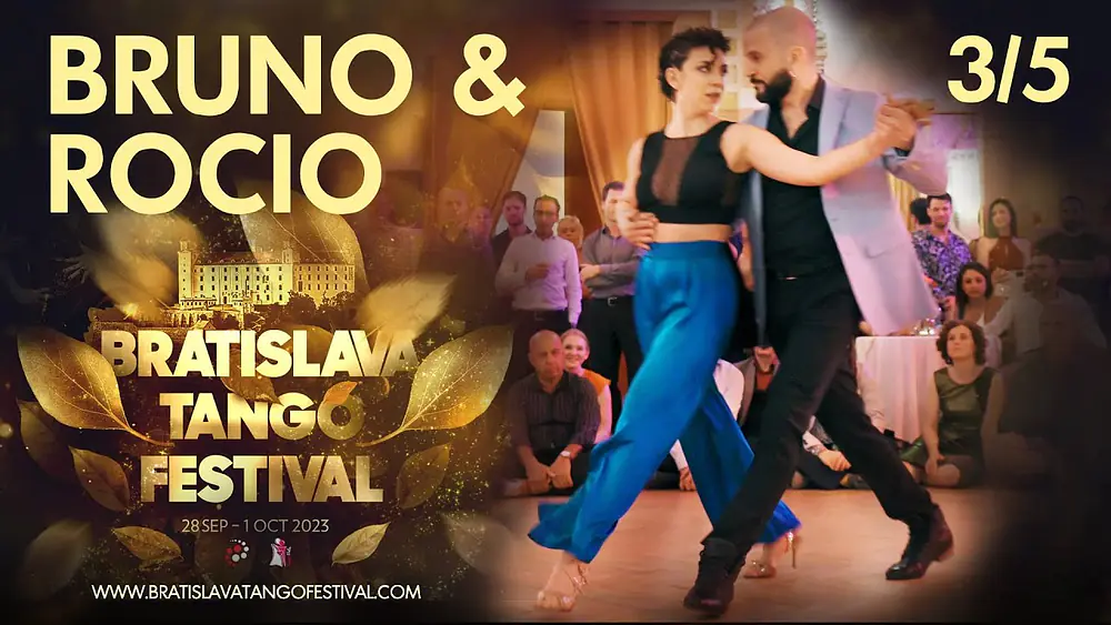 Video thumbnail for Bruno Tombari & Rocio Lequio @Bratislava Tango Festival 2023  3/5 - Pata Ancha, Pugliese
