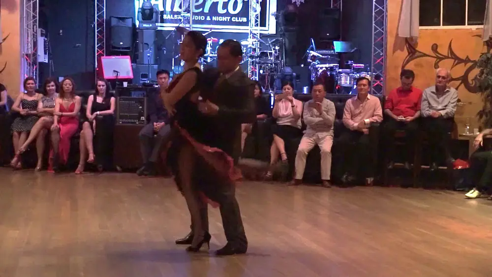 Video thumbnail for Carlos & Maureen Urrego Tango Demo @ Milonga @ Alberto's 2017 Mar 12