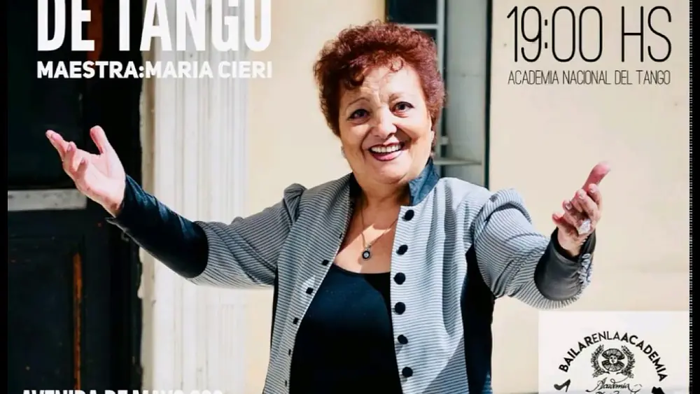 Video thumbnail for Mujeres de Tango-Maestra Maria Cieri-Academia Nacional del Tango -