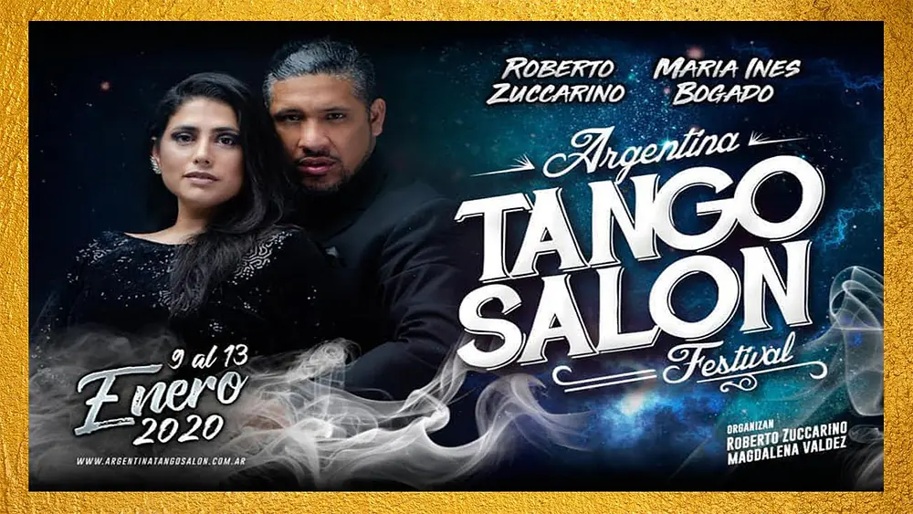 Video thumbnail for ROBERTO ZUCCARINO Y MARIA INES BOGADO Argentina Tango Salon Festival 2020 *