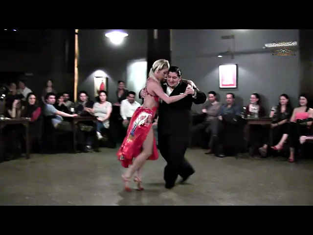 Video thumbnail for Milonga, Alejandra Martinan, Aonaken Quiroga, CC Torcuato Tasso 2012, tango Buenos Aires