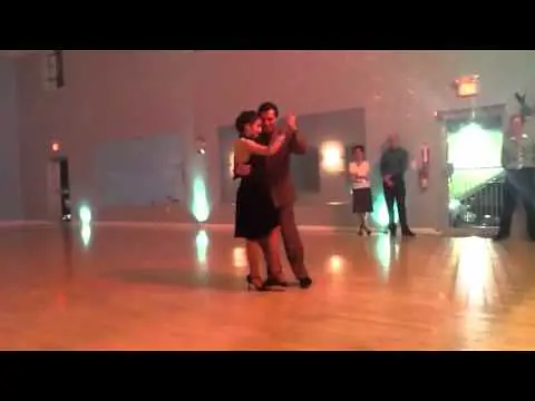 Video thumbnail for Ana Padron & Diego Blanco Tango Waltz Demonstration at Fore