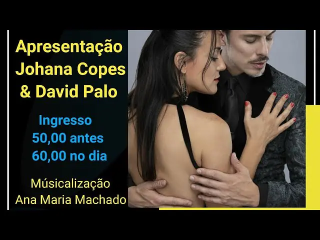 Video thumbnail for Johana Copes y David Alejandro Palo na Casa do Tango RJ. 1/4