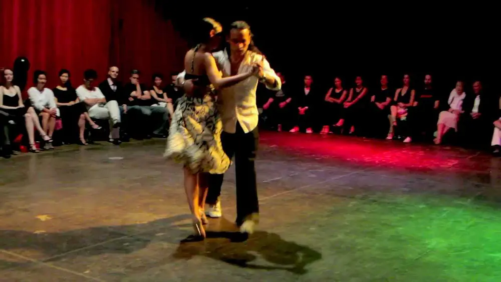 Video thumbnail for Juan Cantone and Sol Orozco at Cellspace, Pugliese "El Adios", 11-28-2012