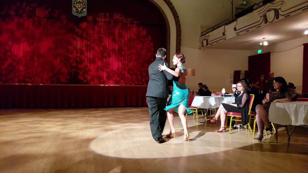 Video thumbnail for Maxi Copello y Raquel Makow tango at the Russian Center SF. 2