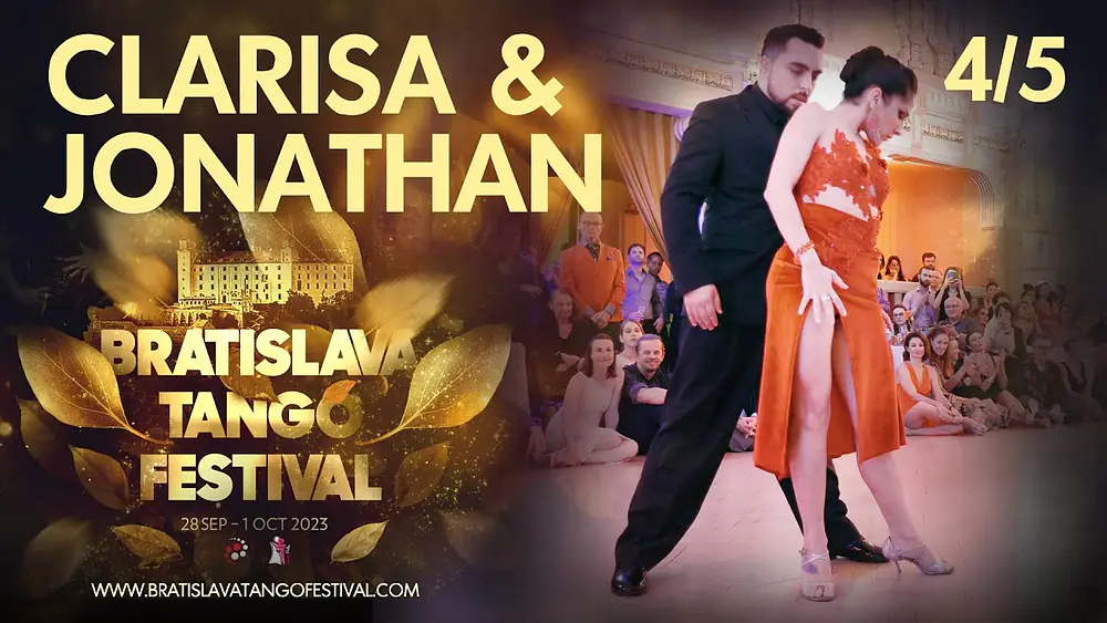 Video thumbnail for Jonathan Saavedra & Clarisa Aragon @Bratislava Tango Festival 2023 4/5 - Emancipacion, Tango Bardo