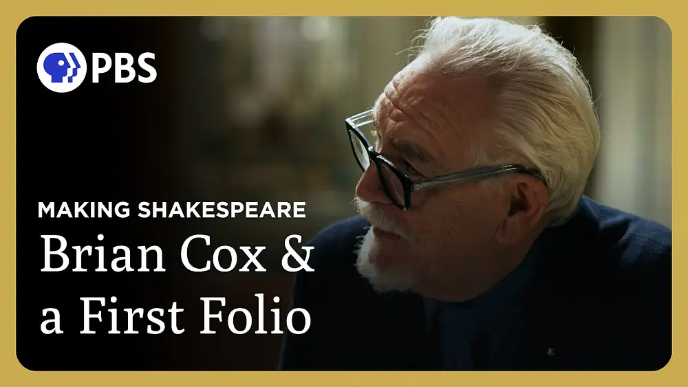 Video thumbnail for Brian Cox and Nicole Ansari Examine a First Folio | Making Shakespeare: The First Folio | GP on PBS