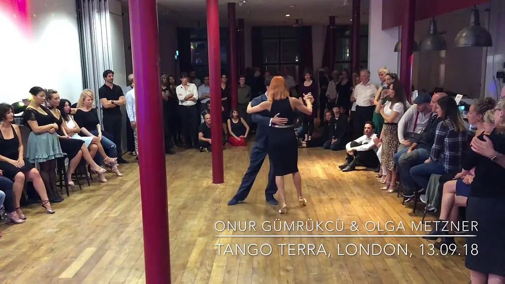 Video thumbnail for Onur Gümrükcü and Olga Metzner dancing at Tango Terra in London