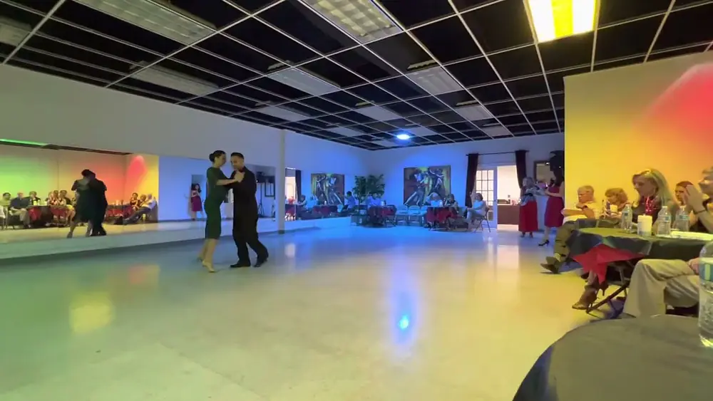 Video thumbnail for Yesica Esquivel y Ariel Leguizamon: Tango at El Yeite, Maryland 9/2022🪗