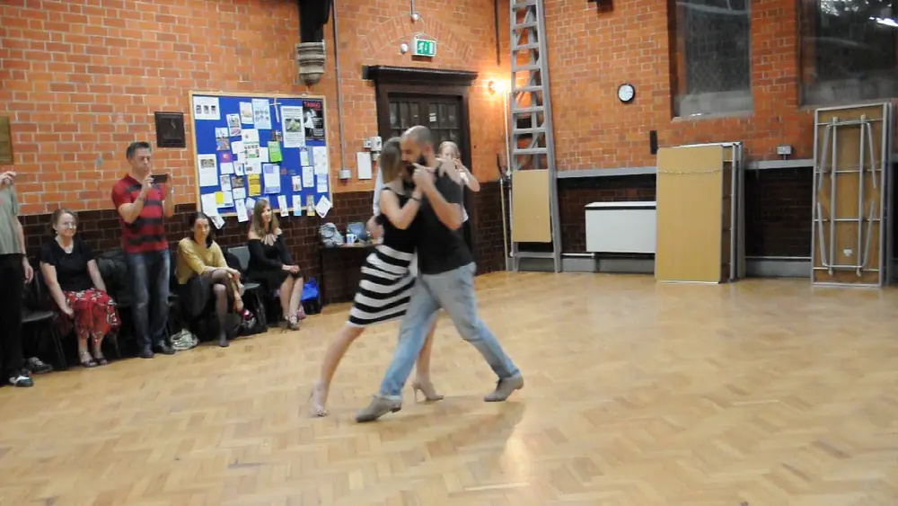 Video thumbnail for Gaston Camejo & Lorena Cattaneo classes at Reading Tango Club