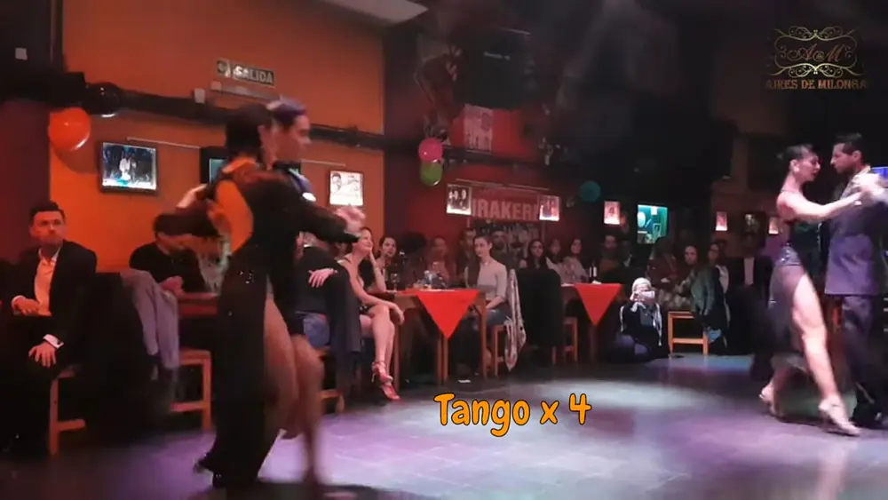 Video thumbnail for Duo de 4, tango danza  Analia Morales, Gabriel Ponce, Laly Victoria, Jonny Carvajal, A la Parrilla