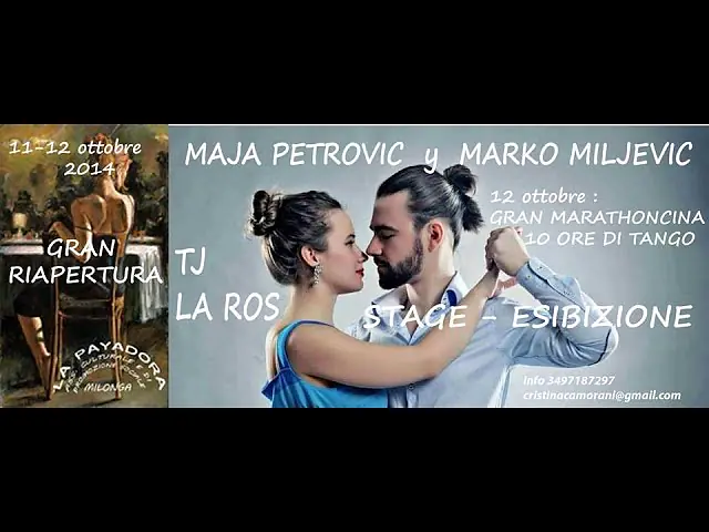 Video thumbnail for Maja Petrovic e Marko Miljevic "esibizione MILONGA" a La Payadora