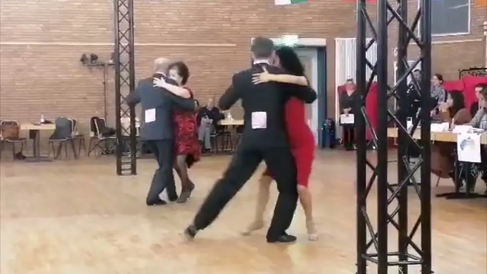 Video thumbnail for European Tango Championship Germany 2021, Nina González & Uwe Kops, D´Agostino