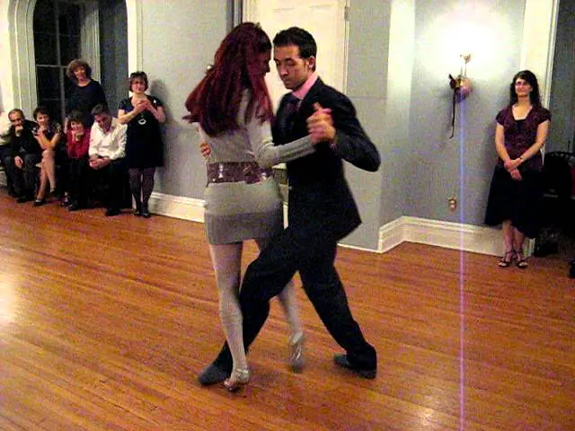Video thumbnail for Argentine Tango performance 2 by Michael Nadtochi & Angeles Chanaha at Red Bank Tango Holiday Party