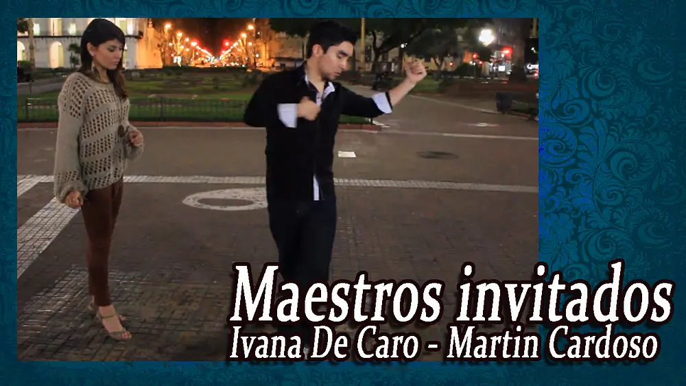 Video thumbnail for Sacada a la izquierda con enrosque - Ivana De Caro y Martín Cardoso- Parte 2 - Clase de Tango nivel2