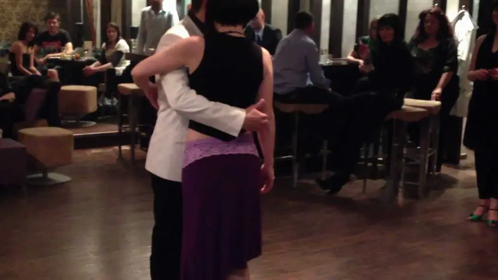 Video thumbnail for Konstantinos Riginos y Calliope Peratinou 1st tango meeting in Naousa 31/3/2012
