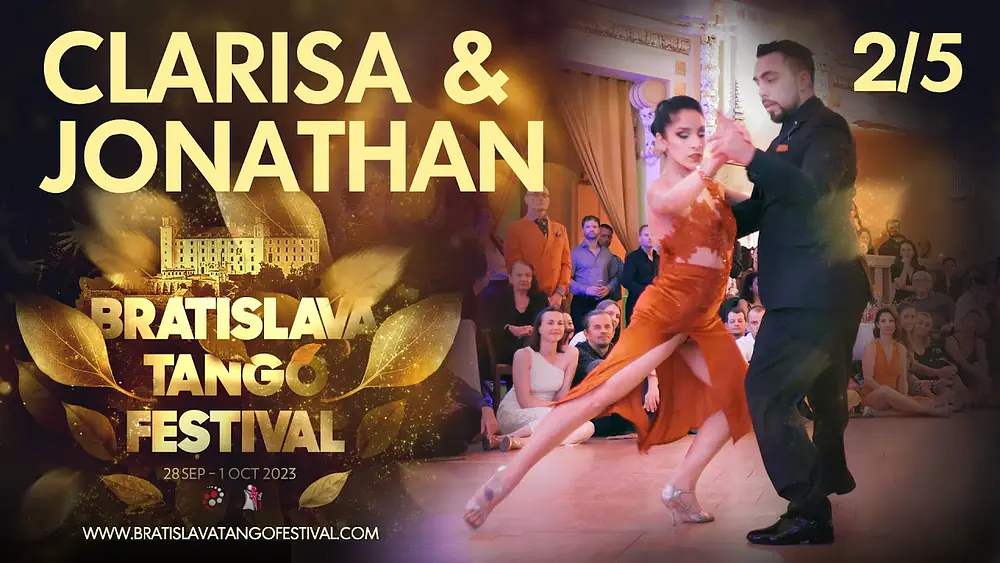 Video thumbnail for Jonathan Saavedra & Clarisa Aragon @Bratislava Tango Festival 2023 2/5 - Tu Olvido, Tanturi