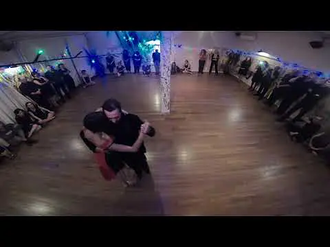 Video thumbnail for Gustavo Rosas. Tango. Milonga con Gisela Natoli en La Tanguedia en Fuego de Tango.Abril 2018.Paris.
