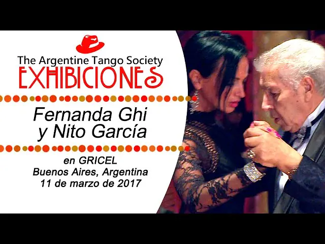 Video thumbnail for Fernanda Ghi y Nito García en Gricel. Exhibición de tango danza.