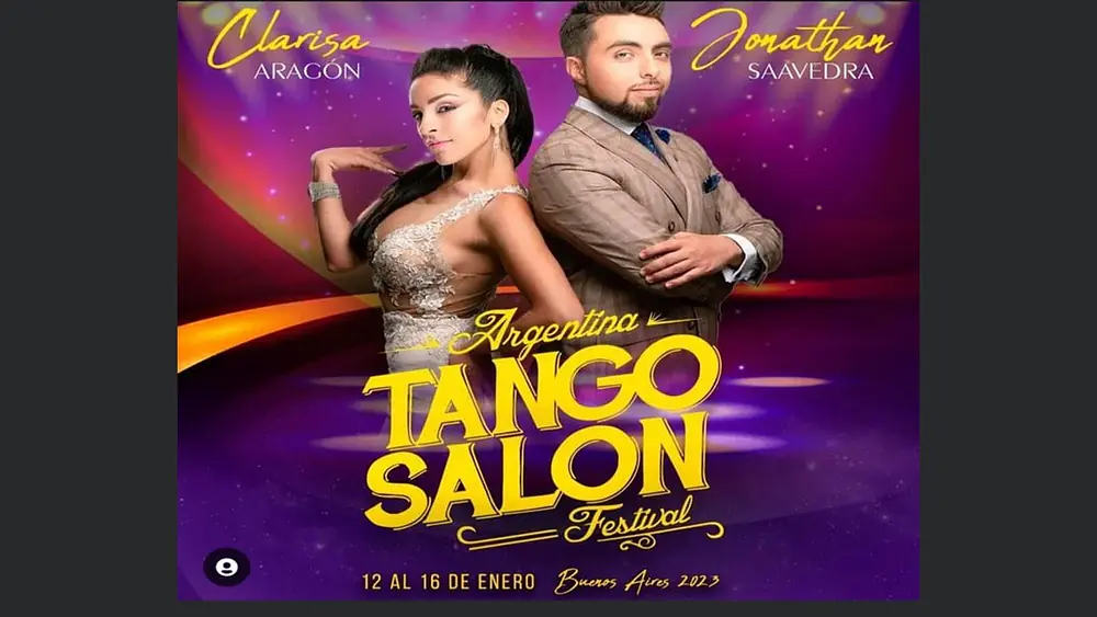 Video thumbnail for CLARISA ARAGÓN & JONATHAN SAAVEDRA - Argentina Tango Salón Festival 2023
