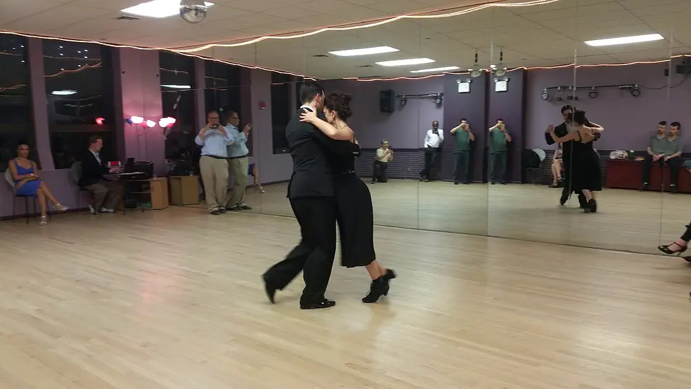 Video thumbnail for Argentine tango pre milonga class:Florencia Borgnia & Marcos Dario Pereira- Lilian