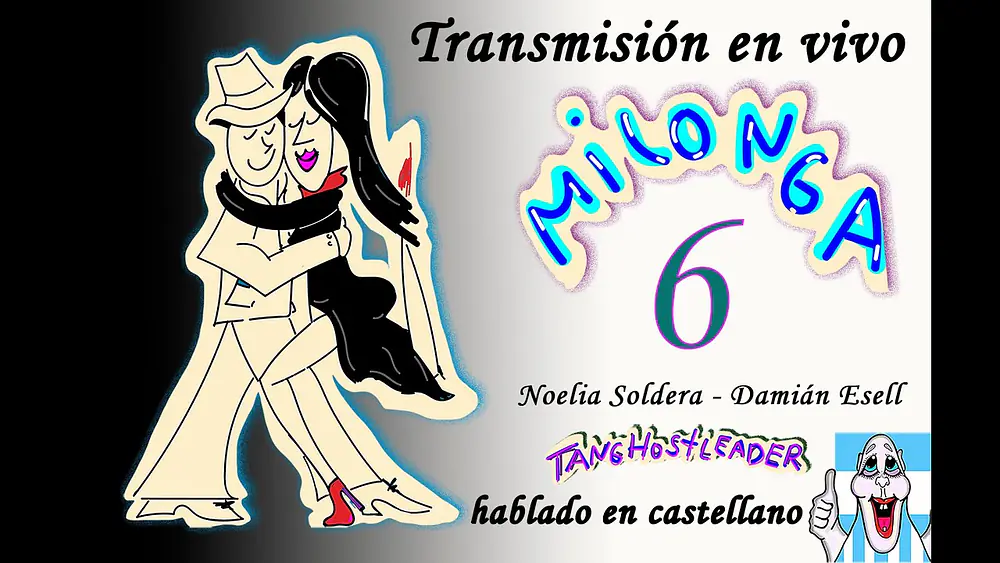 Video thumbnail for Clase de Milonga, capítulo 6 - La clase de Tango en casa - Damián Esell y Noelia Soldera