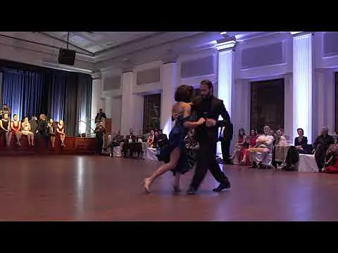 Video thumbnail for Moonlight Tango - Lorena  Tarantino y Gianpeiro Galdi - Tango Dance 2 - Brisbane City Hall 2023