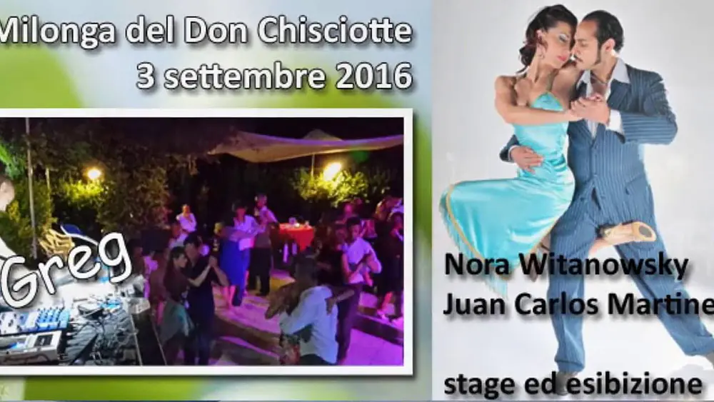 Video thumbnail for Milonga del don Chisciotte - Nora Witanowsky e Juan Carlos Martinez  1/4