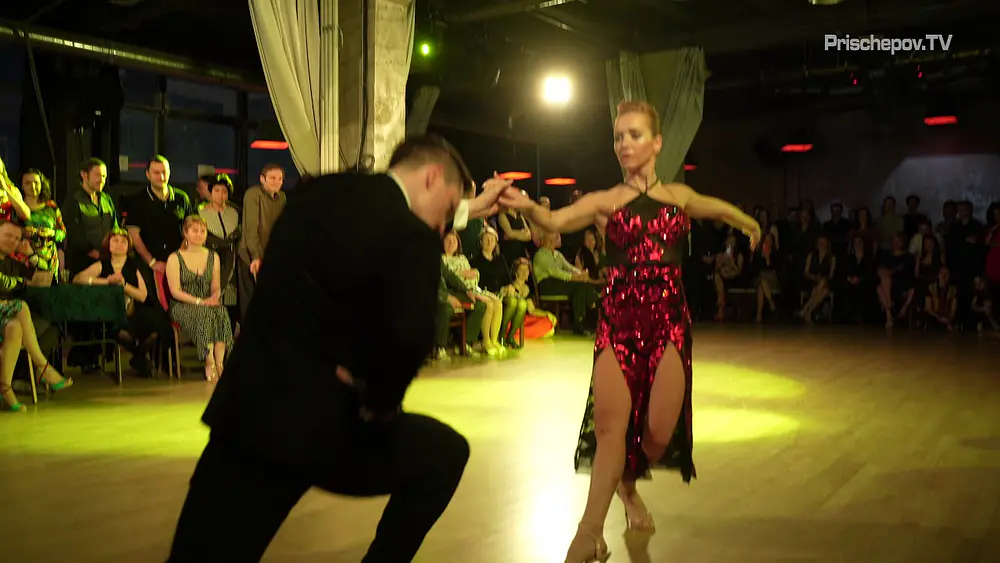 Video thumbnail for Artem Luchin & Irina Samoilova, 3-4,  Planetango Milonga «A Bailar!» Dramático, Fabio Hager Sexteto