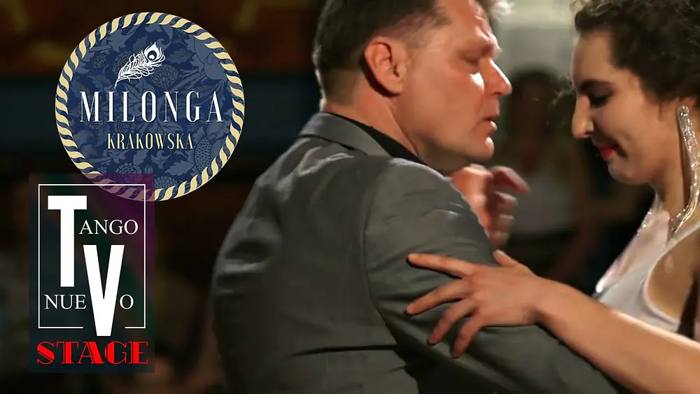 Video thumbnail for Natalia Domaradzka & Tadeusz Kościelniak performing tango - Milonga Krakowska Lottery 1/3
