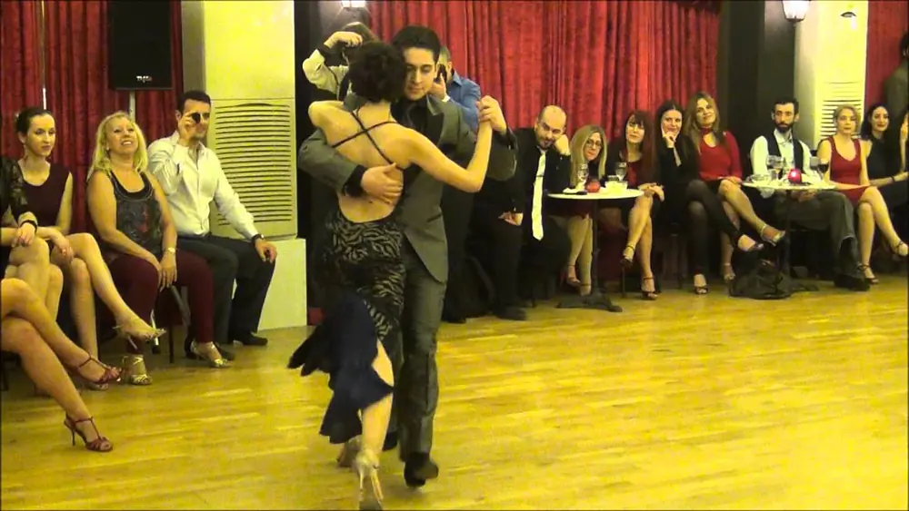 Video thumbnail for Lucas Gauto & Naima Gerasopoulou - Show 2/4 @ Academia del Tango, Milonga "El Cabeceo"
