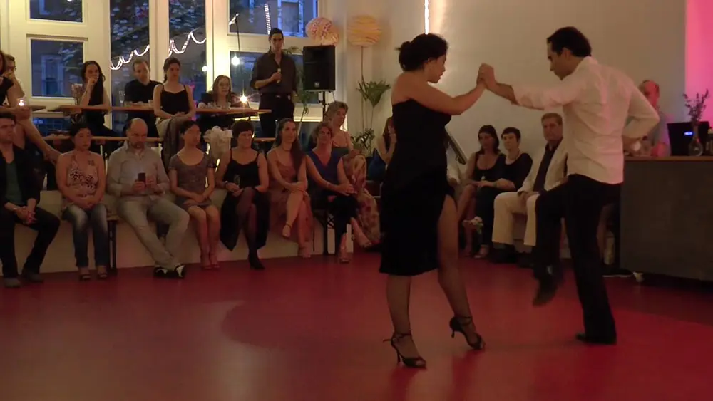Video thumbnail for Geraldine Rojas & Ezequiel Paludi in Milonga Tinta Roja (2) "Desde Alma" Color Tango