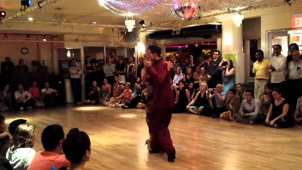 Video thumbnail for Argentine tango: Eleonora Kalganova & Michael Nadtochi - Milongueando en el Cuarenta